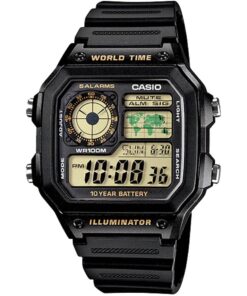 ساعت مچی مردانه کاسیو مدل CASIO-AE-1200WH-1B